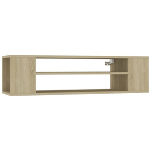 vidaXL Wall-Mounted TV Cabinet Sonoma Oak 100x30x26.5 cm Engineered Wood