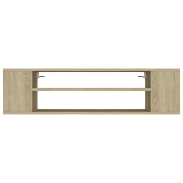 vidaXL Wall-Mounted TV Cabinet Sonoma Oak 100x30x26.5 cm Engineered Wood