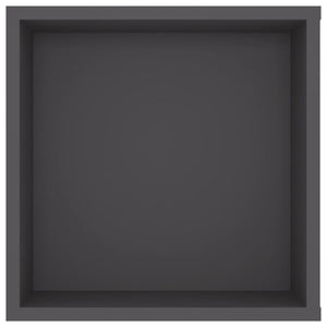 vidaXL Wall-Mounted TV Cabinet Grey 102x35x35 cm Engineered Wood