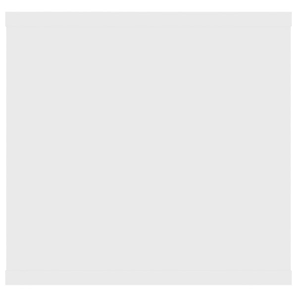 vidaXL Wall Shelf White 102x30x29 cm Engineered Wood