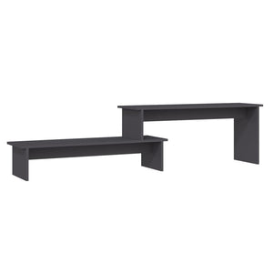 vidaXL TV Cabinet Grey 180x30x43 cm Engineered Wood