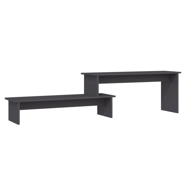 vidaXL TV Cabinet Grey 180x30x43 cm Engineered Wood