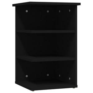 vidaXL Side Shelf Black 35x35x55 cm Engineered Wood