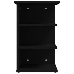 vidaXL Side Shelf Black 35x35x55 cm Engineered Wood