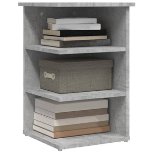 vidaXL Side Shelf Concrete Grey 35x35x55 cm Engineered Wood
