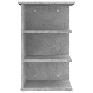 vidaXL Side Shelf Concrete Grey 35x35x55 cm Engineered Wood
