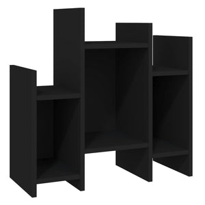 vidaXL Bookcase Black 60x26x60 cm Engineered Wood