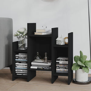 vidaXL Bookcase Black 60x26x60 cm Engineered Wood