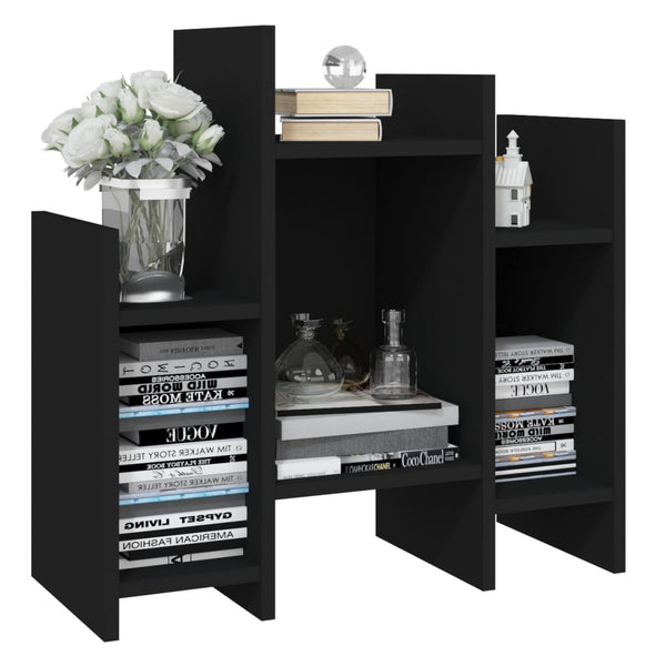 vidaXL Bookcase Black 60x26x60 cm Engineered Wood