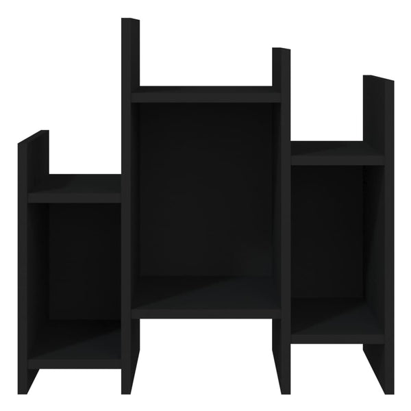 vidaXL Bookcase Black 60x26x60 cm Engineered Wood