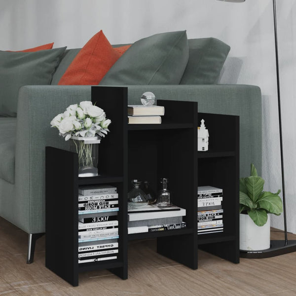 vidaXL Bookcase Black 60x26x60 cm Engineered Wood