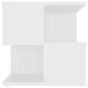vidaXL Side Table White 40x40x40 cm Engineered Wood