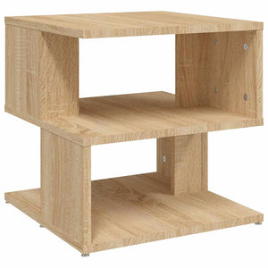 vidaXL End Table Sonoma Oak 40x40x40 cm Engineered Wood