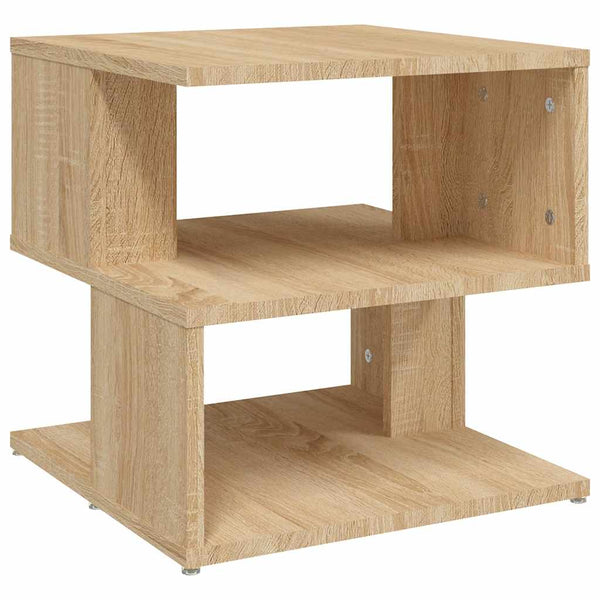 vidaXL End Table Sonoma Oak 40x40x40 cm Engineered Wood