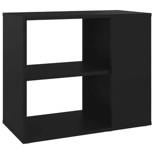 vidaXL Side Table Black 60x30x50 cm Engineered Wood