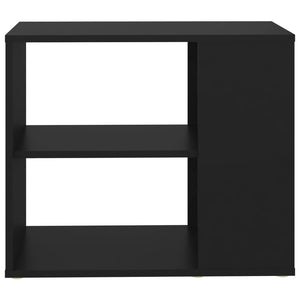 vidaXL Side Table Black 60x30x50 cm Engineered Wood