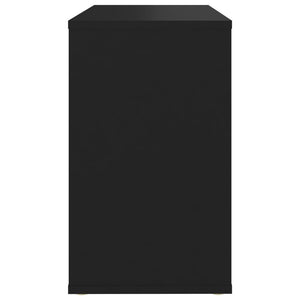 vidaXL Side Table Black 60x30x50 cm Engineered Wood