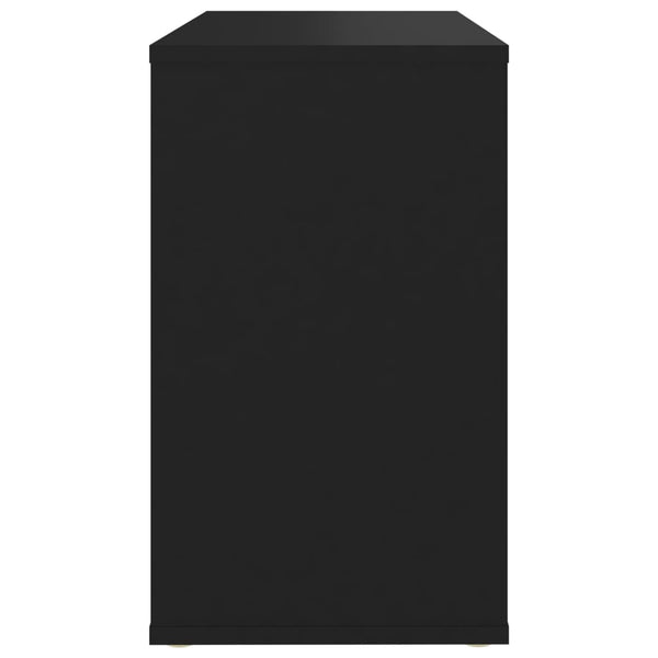 vidaXL Side Table Black 60x30x50 cm Engineered Wood