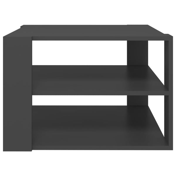 vidaXL Coffee Table Grey 60x60x40 cm Engineered Wood