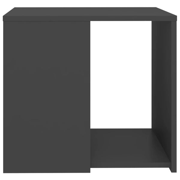 vidaXL Side Table Grey 50x50x45 cm Engineered Wood
