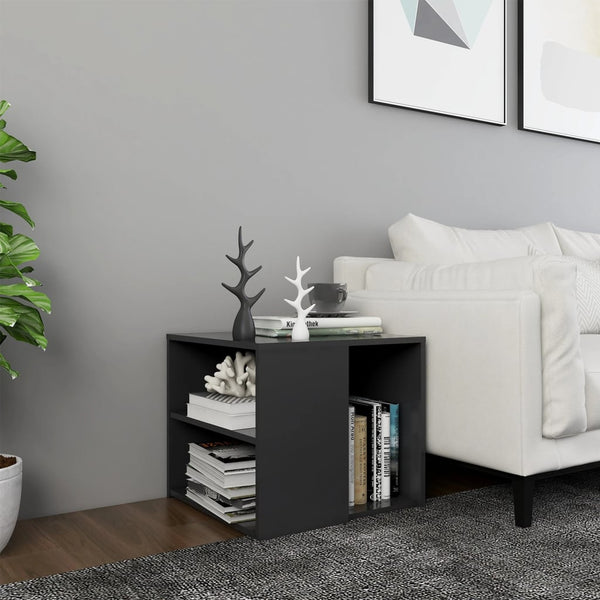 vidaXL Side Table Grey 50x50x45 cm Engineered Wood