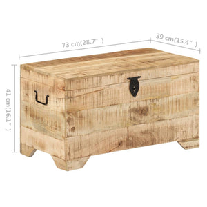 vidaXL Solid Mango Wood Storage Chest
