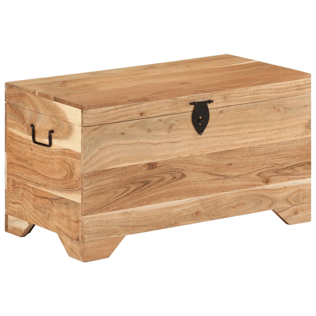 vidaXL Solid Acacia Wood Storage Chest