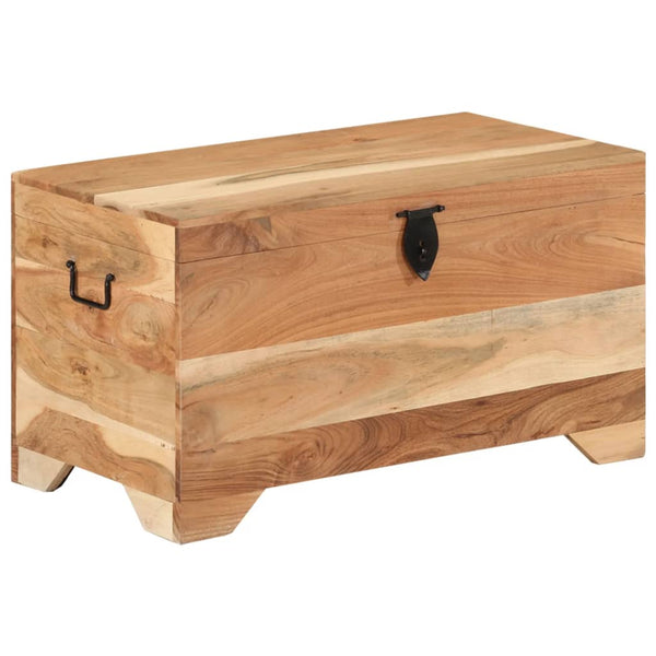 vidaXL Solid Acacia Wood Storage Chest