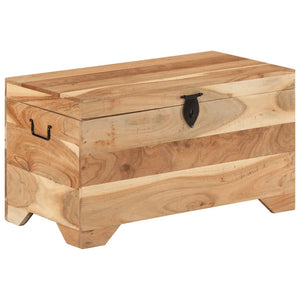 vidaXL Solid Acacia Wood Storage Chest