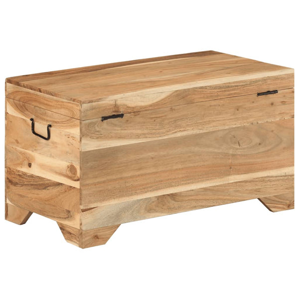 vidaXL Solid Acacia Wood Storage Chest