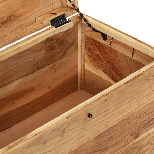 vidaXL Solid Acacia Wood Storage Chest
