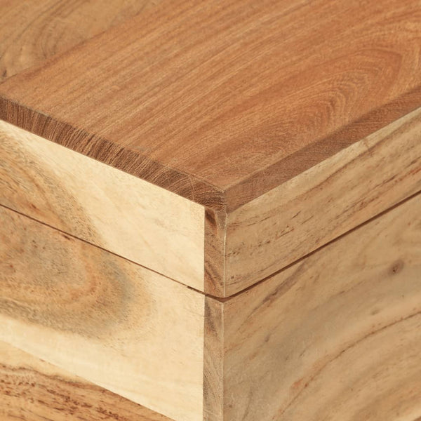 vidaXL Solid Acacia Wood Storage Chest