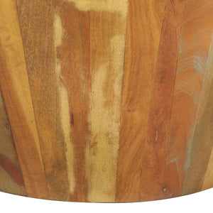vidaXL Coffee Table Ø65x31 cm Solid Reclaimed Wood