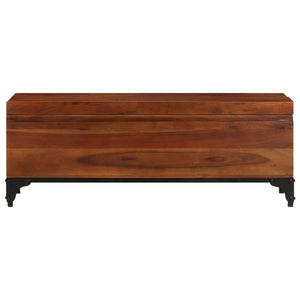 vidaXL Storage Trunk 110x35x41 cm Solid Acacia Wood