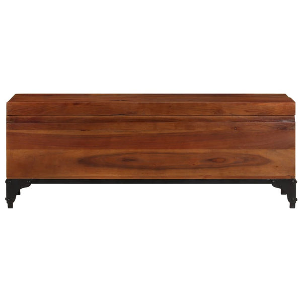 vidaXL Storage Trunk 110x35x41 cm Solid Acacia Wood