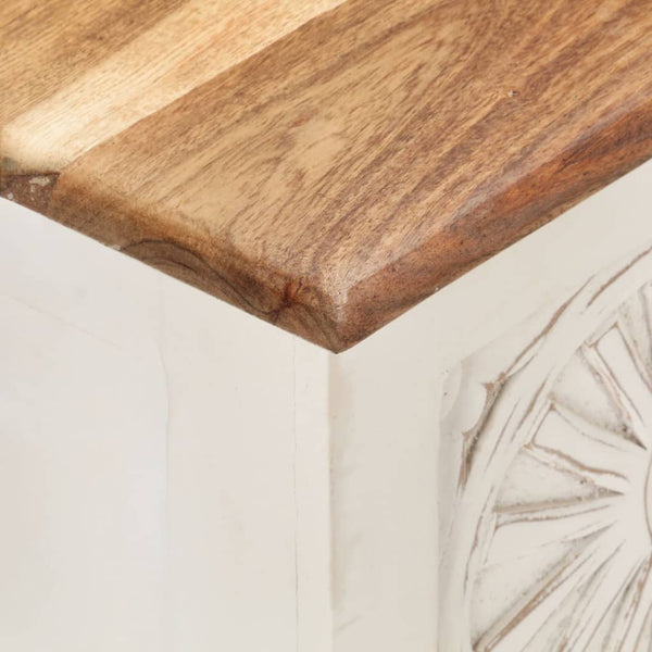 Akazienholz Truhe 110x30x40 cm