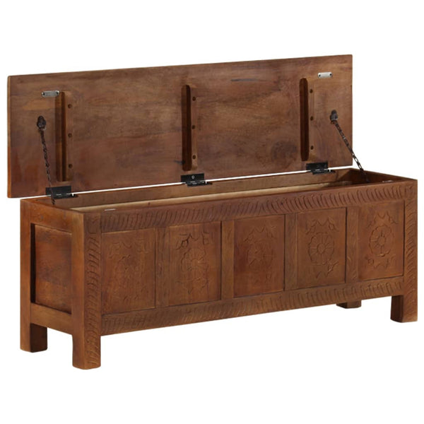 Massivholz Mango Truhe 110cm
