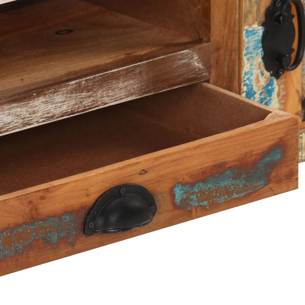 TV-Schrank Altholz Massiv mit Rädern
