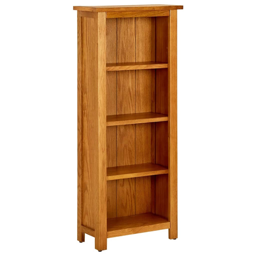 Eiche Bücherregal mit 4 Fächern