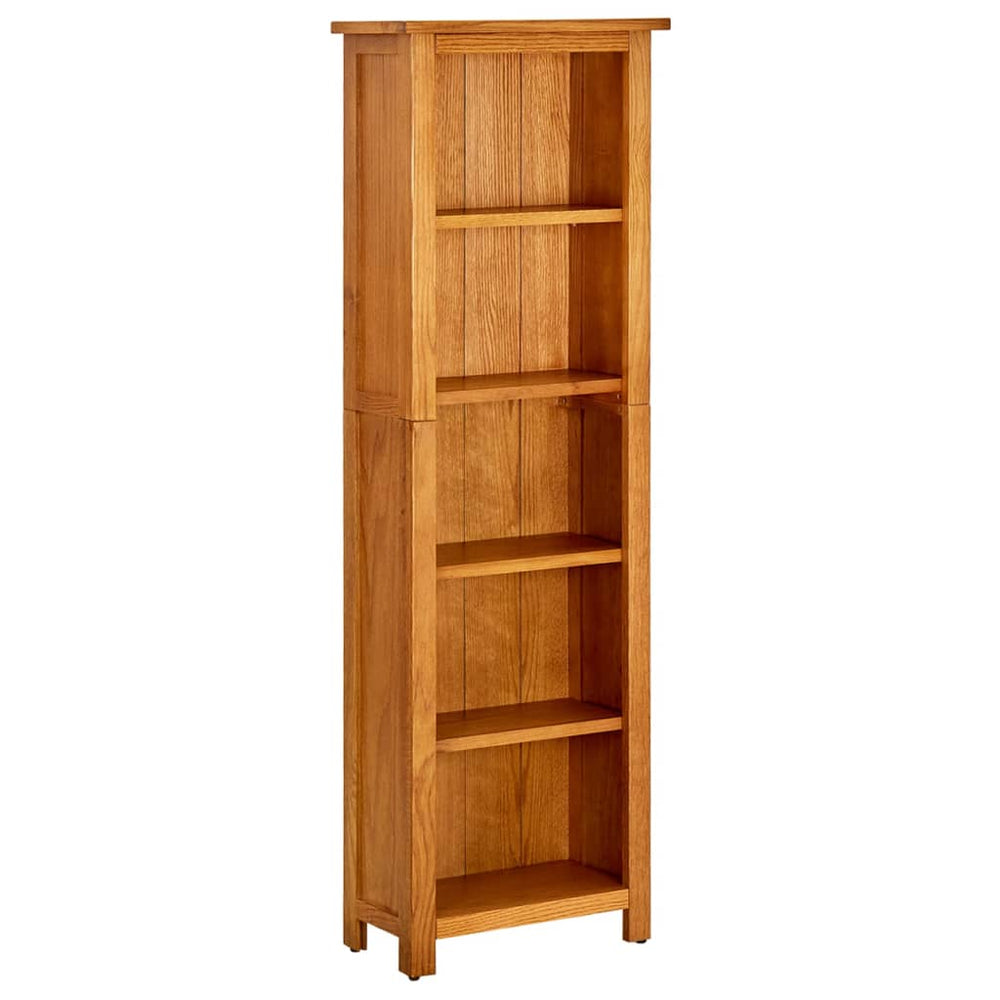 Eiche Bücherregal Massivholz 45x22x140 cm