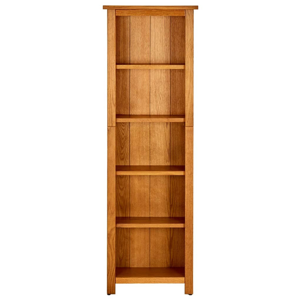 Eiche Bücherregal Massivholz 45x22x140 cm