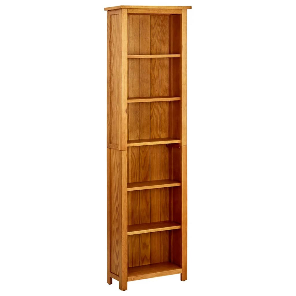 Eichenholz Bücherregal mit 6 Fächern