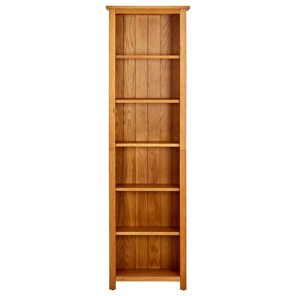 Eichenholz Bücherregal mit 6 Fächern