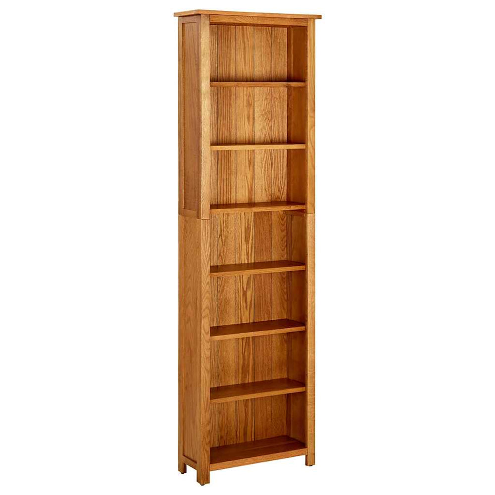 Bücherregal Eiche Massivholz 60x200 cm
