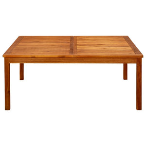 vidaXL Garden Coffee Table 110x110x45 cm Solid Acacia Wood