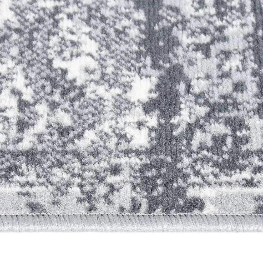 vidaXL Runner Rug BCF Oriental Grey 80x200 cm
