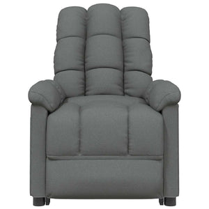 vidaXL Electric Massage Chair Dark Grey Fabric