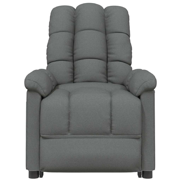 vidaXL Electric Massage Chair Dark Grey Fabric