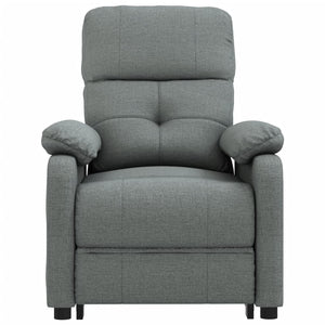 vidaXL Electric Massage Chair Dark Grey Fabric