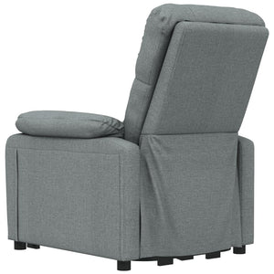 vidaXL Electric Massage Chair Dark Grey Fabric